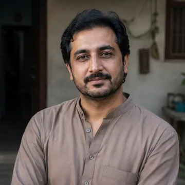 Portrait of Ahmed Raza